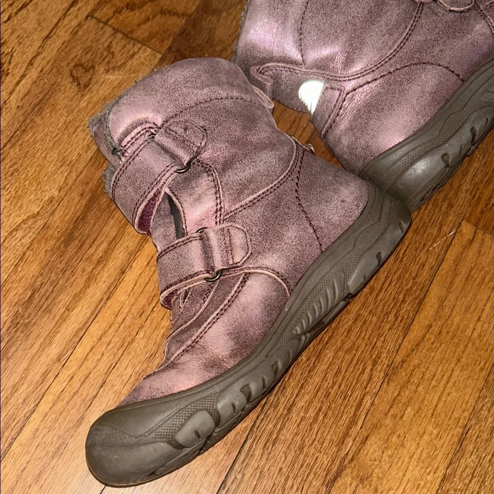 Froddo Kids Boots Tex Pink Gold Wool Zuru Tex Winter Barefoot size 34 or 2